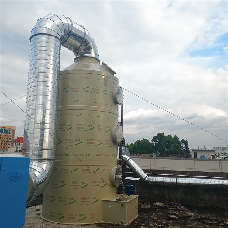 新橋廢氣處理公司承接 石巖除粉塵噴淋塔安裝 松崗PP噴淋塔